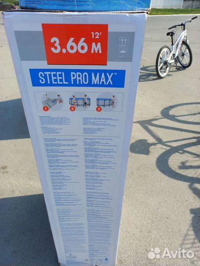 Бассейн 366х122 каркасный бассейн 366/122