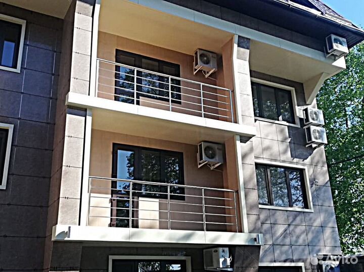 Перила ограждения козырьки из нержавеющей стали