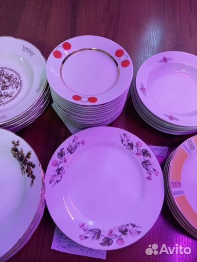 Тарелки фарфор СССР новые