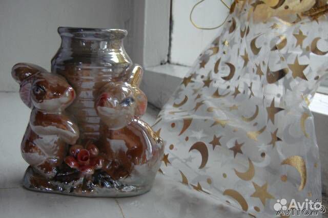 Подсвечник зайцы