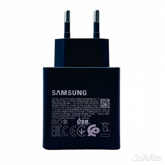 Сзу для sams. black 2xUSB-C, 1xUSB-A 65W