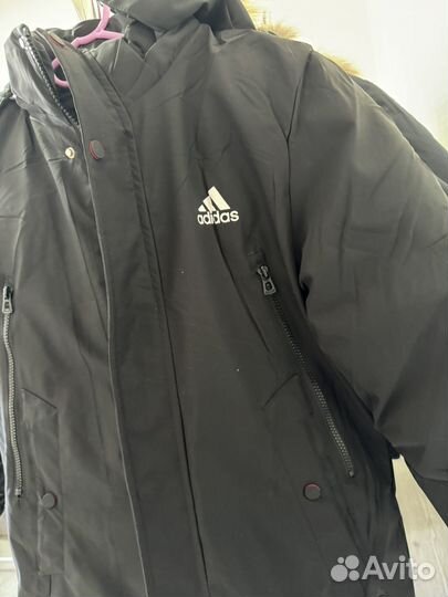 Зимний пуховик adidas на мальчика