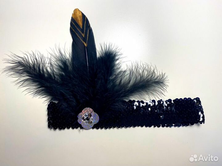 Повязка на голову гетсби, чикаго, мафия