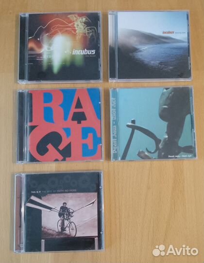 CD: oasis; THE cure; nick cave;