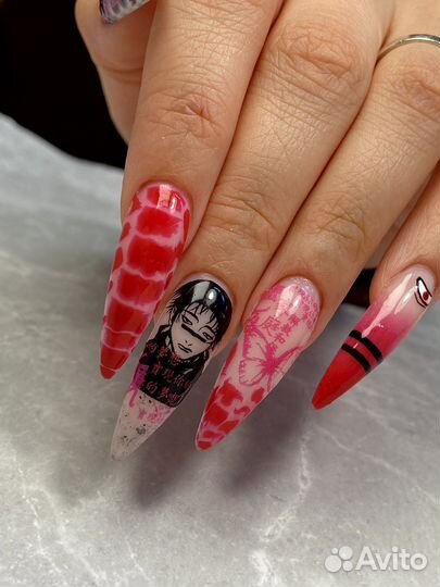 Наращивание ногтей с любым дизайном