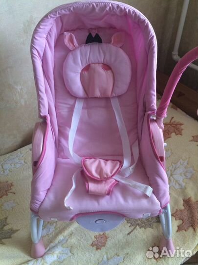 Детский шезлонг Caretero Rancho/розовый