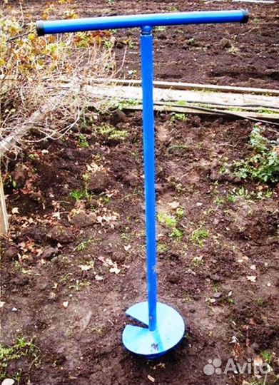 Бур садовый ручной земляной для столбов