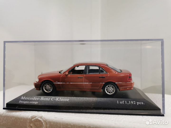 Модель Мерседес С Class. Minichamps 1/43