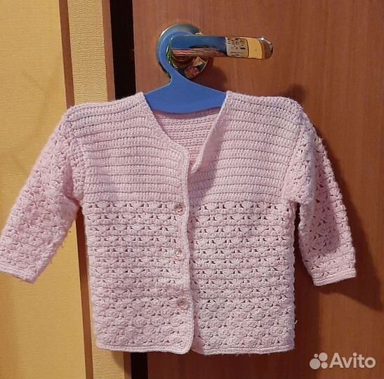Вязаная кофта детская