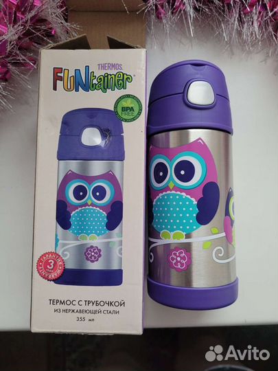 Термос Thermos F4016OW Stainless Steel, 350, сталь