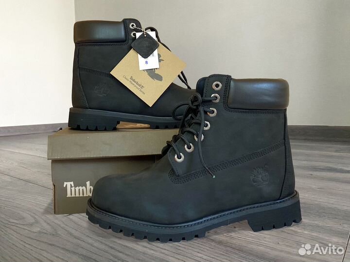 Ботинки Timberland 6 Inch Black Premium Boots