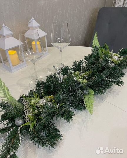 Новогодняя композиция на праздничный стол