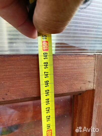 Деревянные окна от балкона б/у