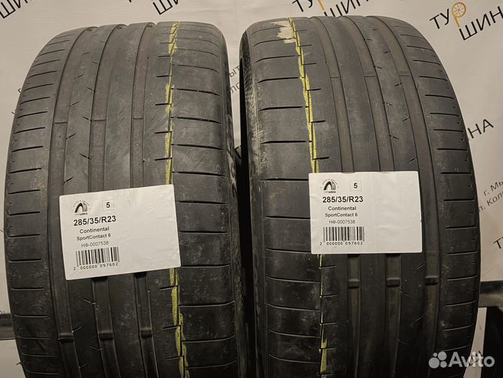 Continental SportContact 6 285/35 R23 94Y