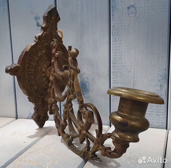 Подсвечники бронза, латунь