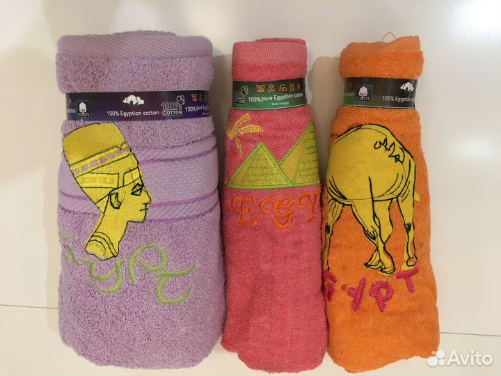 Полотенца Махровые Новые 100x50, 125x70