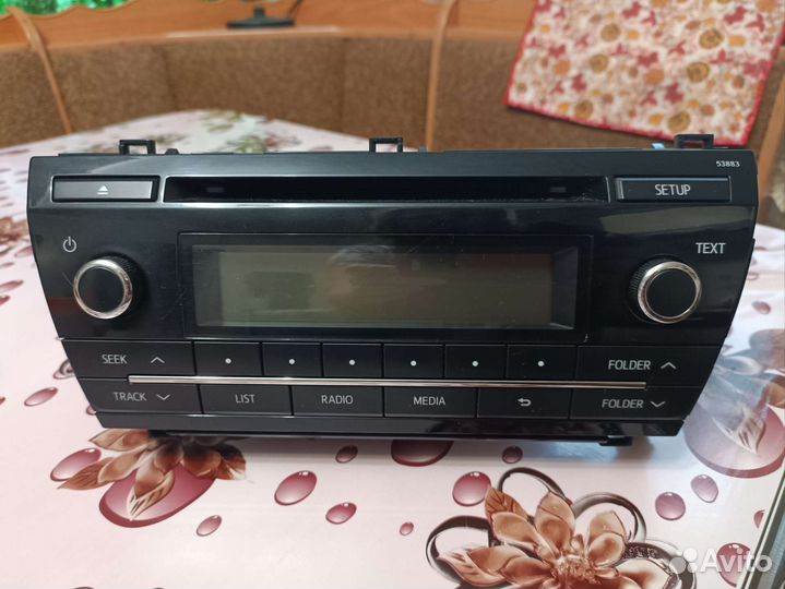 Штатная магнитола на toyota corolla 2013 г.в