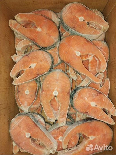 Стейки лосося