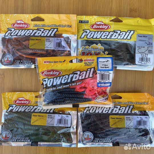 Силиконовые черви Berkley