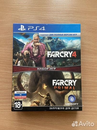 Набор игр для ps4 Far Cry 4 + Far Cry Primal