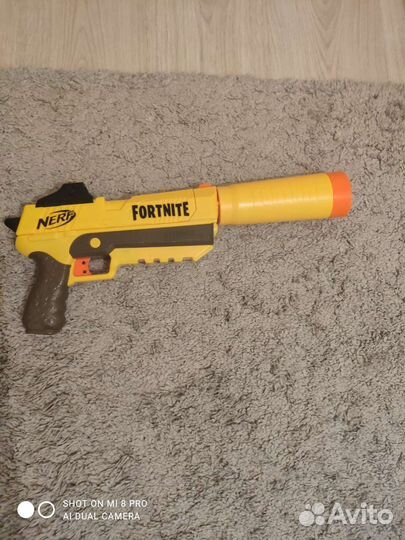 Бластер nerf fortnite