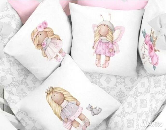 Набор панелей для пошива подушек бортиков Кроха