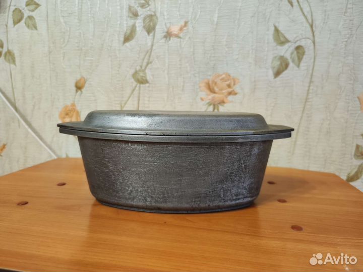 Чугунные советские казан, чугунок, жаровня