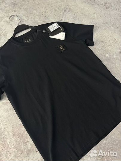 Футболка Armani Exchange черная люкс