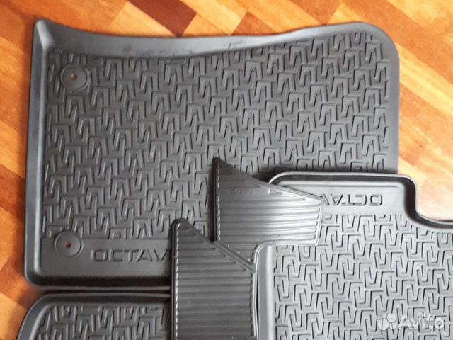 Автомобильные коврики резиновые Octavia A7 FL