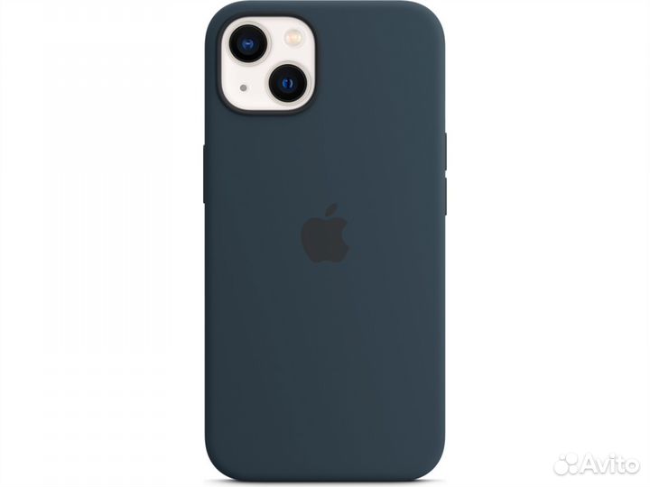 Клип-кейс iPhone 13 Silicone Case Soft Touch Синий