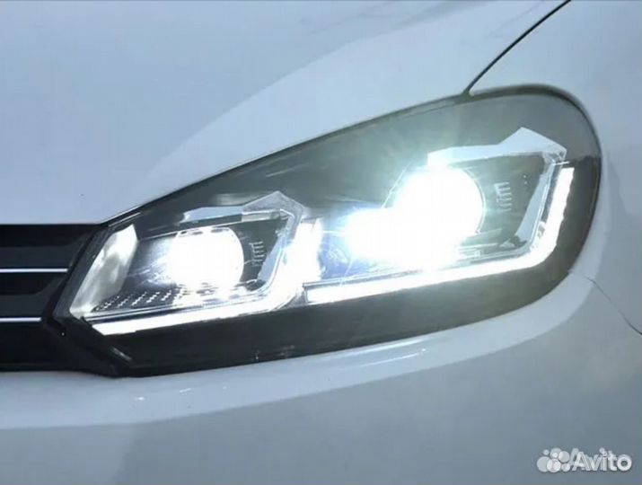 Светодиодные фары Full LED VW Golf 6 2008-2012