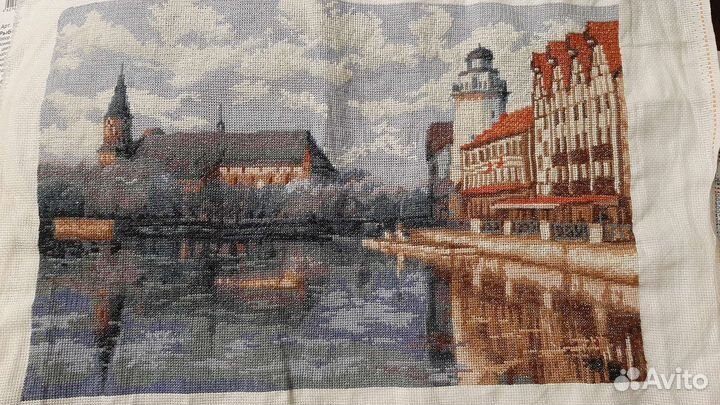 Картина вышитая, готовая