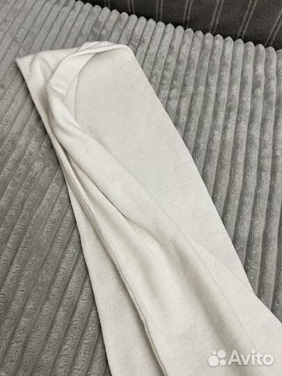 Шарф белый унисекс 1.5м