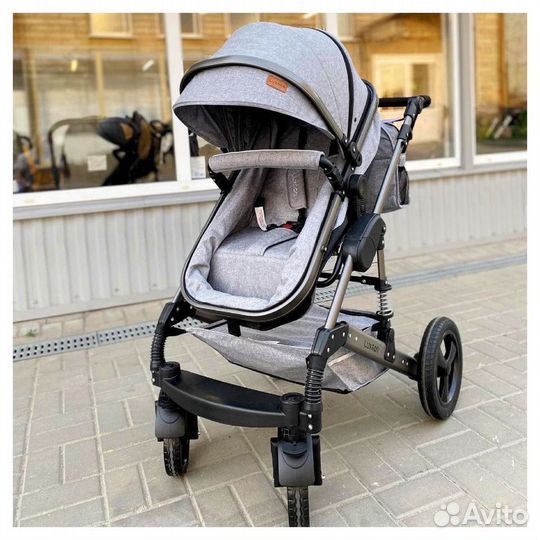 Коляска 2в1 - luxmom 555 NEW