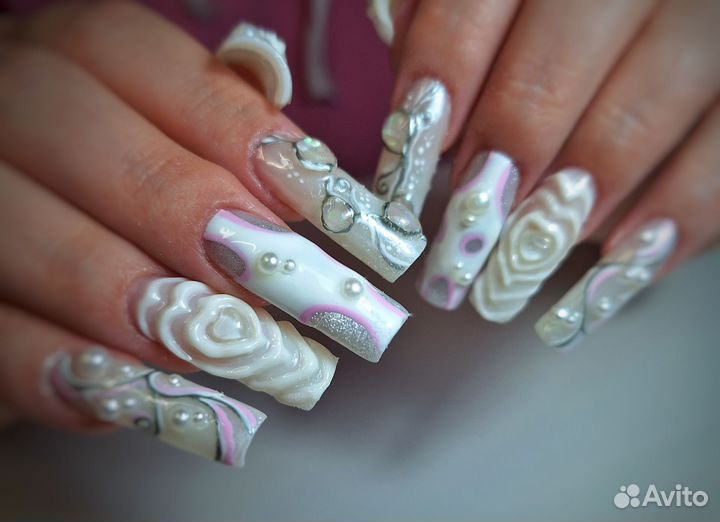 Модель на наращивание(crazy nails)