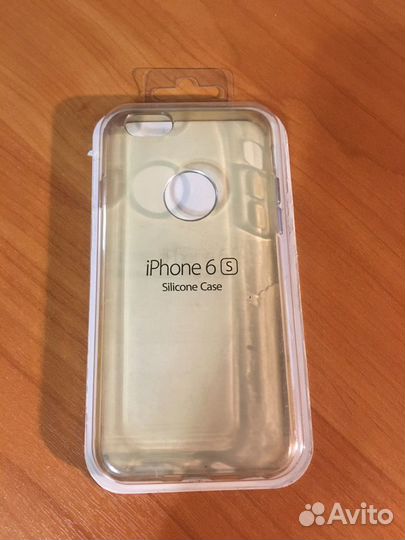 Чехол на iPhone 6s прозрачный с оттенком желтого
