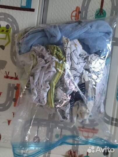 Пакет вещей для новорождённых 56/62/74