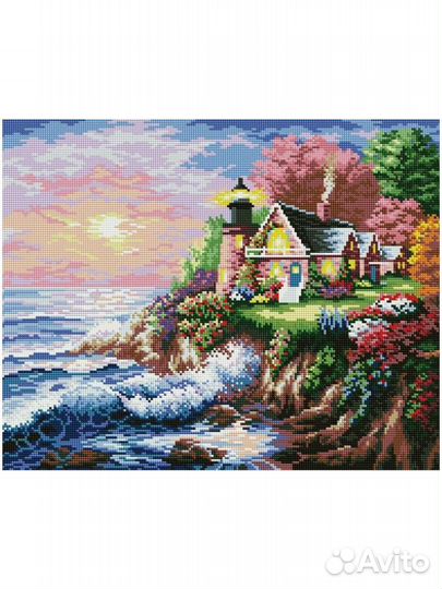 Алмазная мозайка квадратные стразы