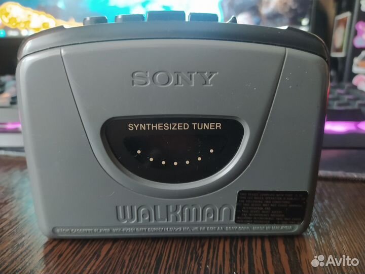 Кассетный плеер Sony walkman wm fx251 как новый
