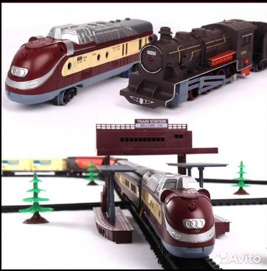 Игрушка железная дорога