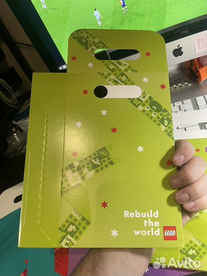 Подарочный пакет от lego лего