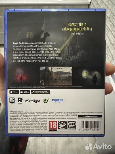 Alan wake 2 ps5 диск