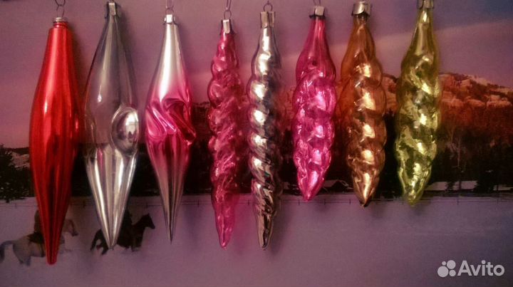 Елочные игрушки советские, старинные, редкие