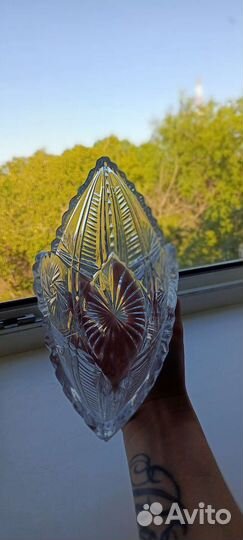 Хрустальный салатник 