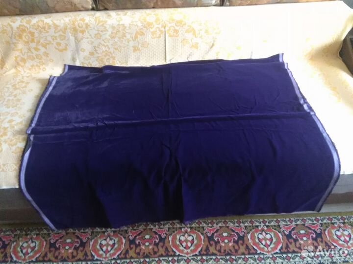 Отрез ткани-велюр