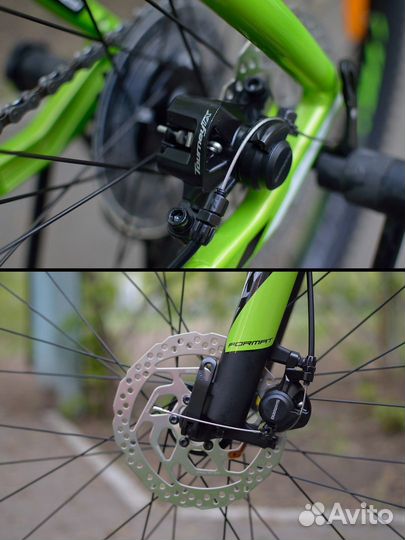 Велосипед горный Format 1415 d-29 3x7 (2021) XL зеленый