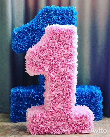 Объемная цифра на заказ