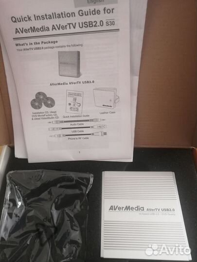 Портативный USB тв тюнер AverMedia