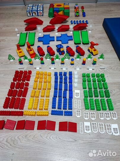 Конструктор bauer Автодорога (323 эл) + кубики