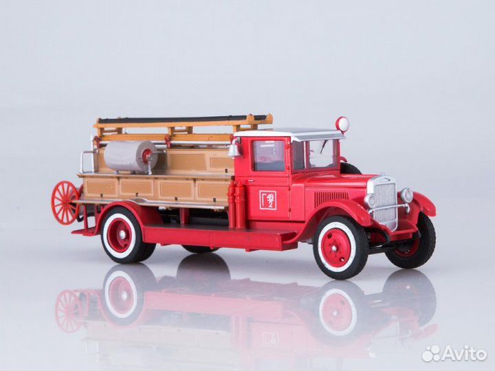 Зис 5 Пожарный пмз СССР Наши грузовики 1:43